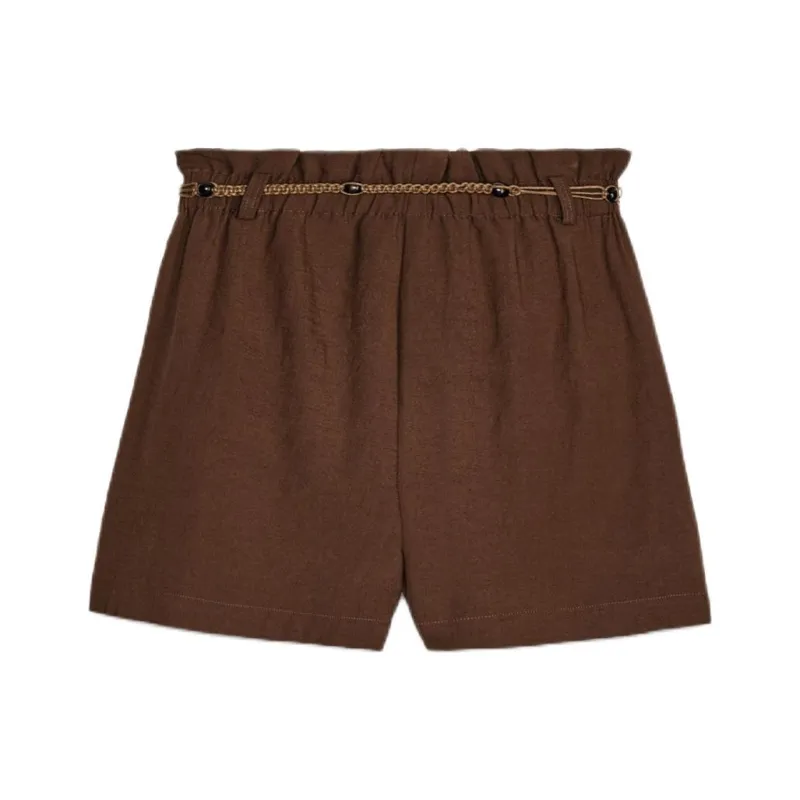 ZARA Casual Shorts Women's Brown-1