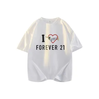 FOREVER 21 Drop Shoulder Sleeve T Shirt Women's