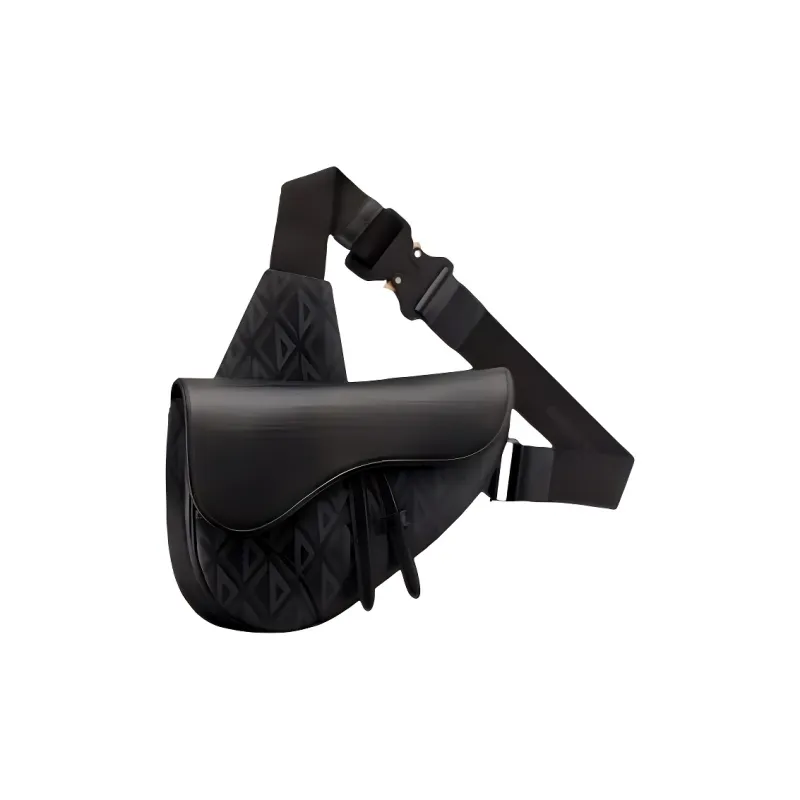 DIOR Shoulder Strap Crossbody Bag Men's Black-0