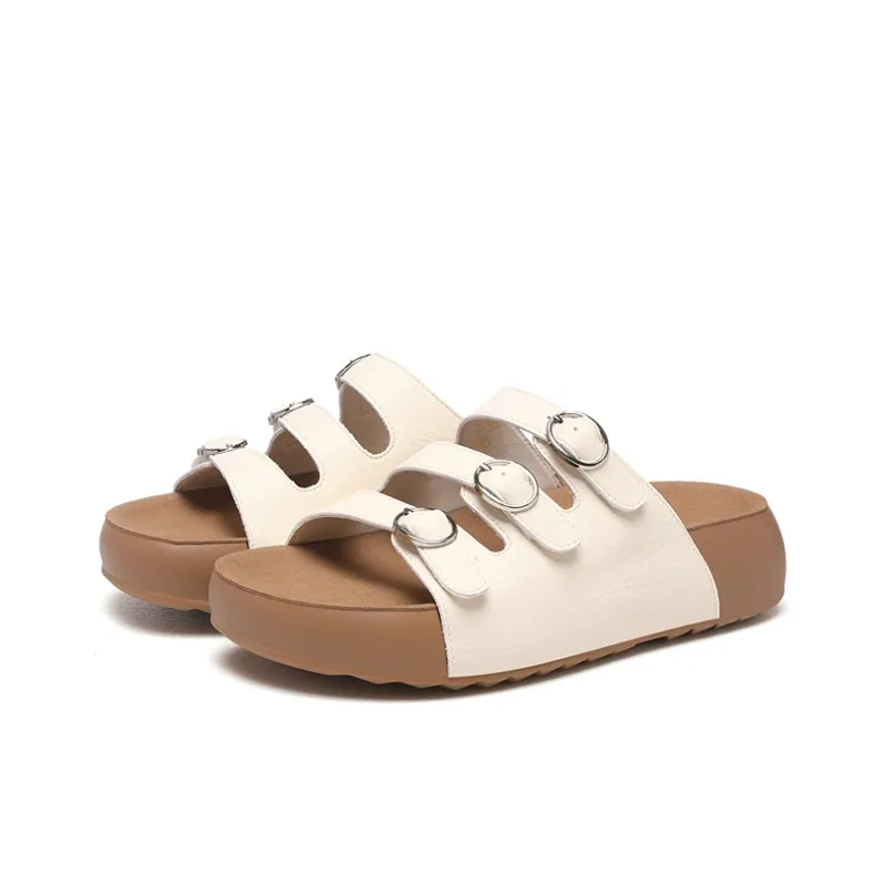 Golden Silk Rabbit Abrasion Resistant Quick Dry Slide Slippers Women's-1