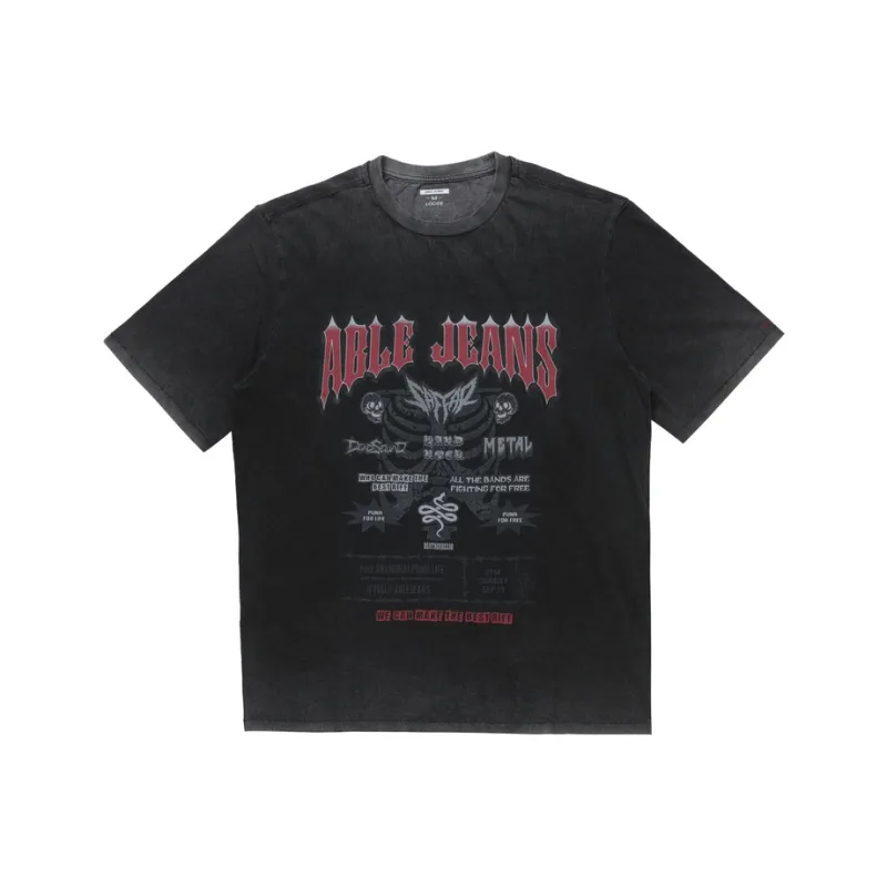 ABLE JEANS T Shirts Women's Meteorite Gray-0