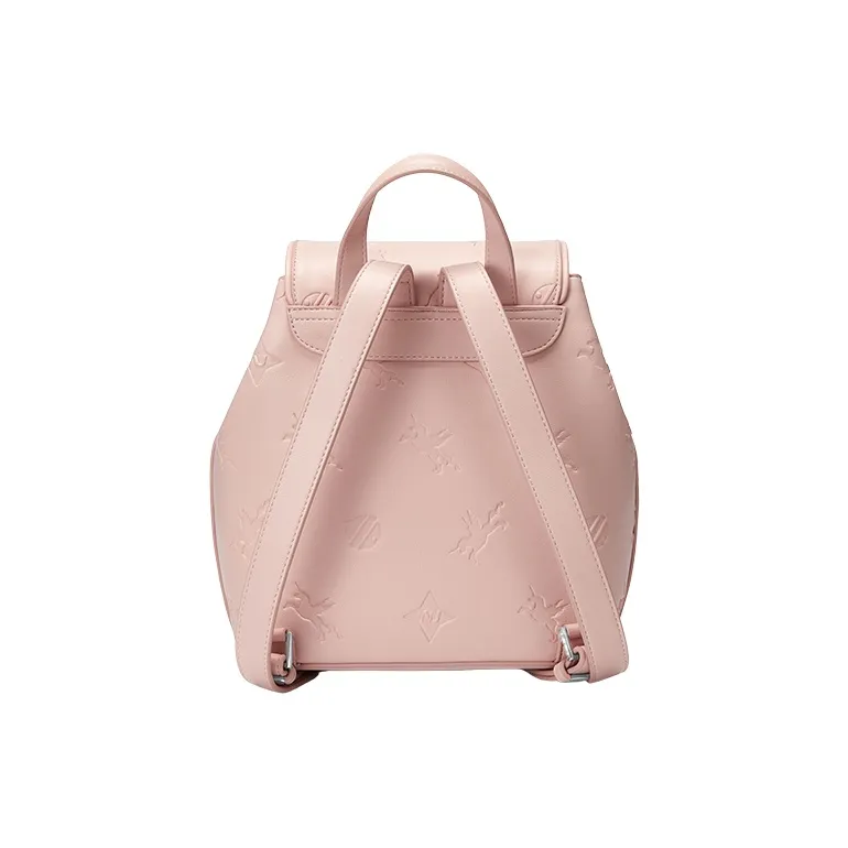 NUCELLE Artificial Leather Pegasus Collection Embossed Travel Bag Backpack Trumpets Women's Multicolor-16