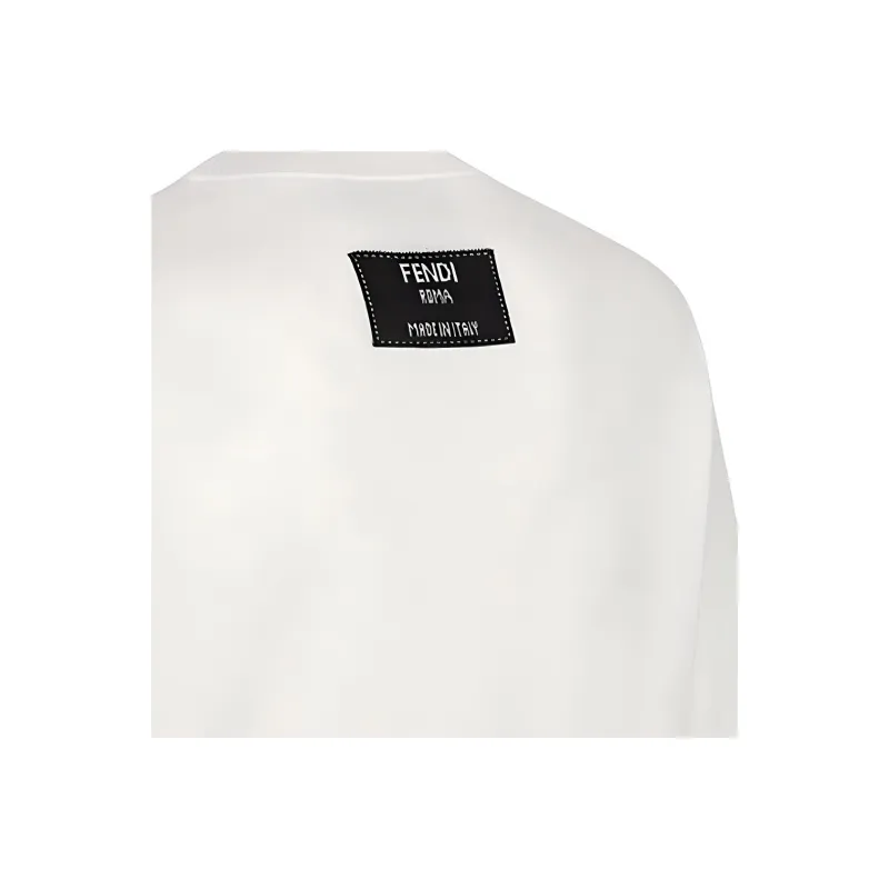 FENDI Cashmere Sweaters Men White-4