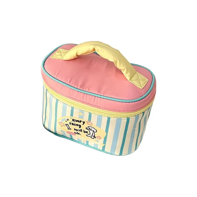 MITIANTU Makeup Bag Cute Large Capacity Portable Travel Storage Bag Skincare Cosmetics Storage Bag-0