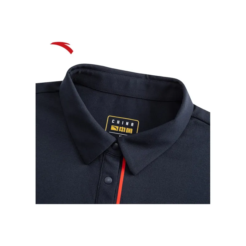 Anta Variety Training Collection Polo Shirt Women's Midnight Blue-2