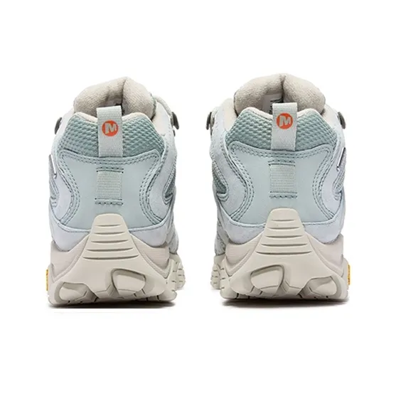 MERRELL MOAB 3 Slip Resistant, Abrasion Resistant, Waterproof, And Breathable Mid Top Hiking Shoes Women's Elegant Blue-3