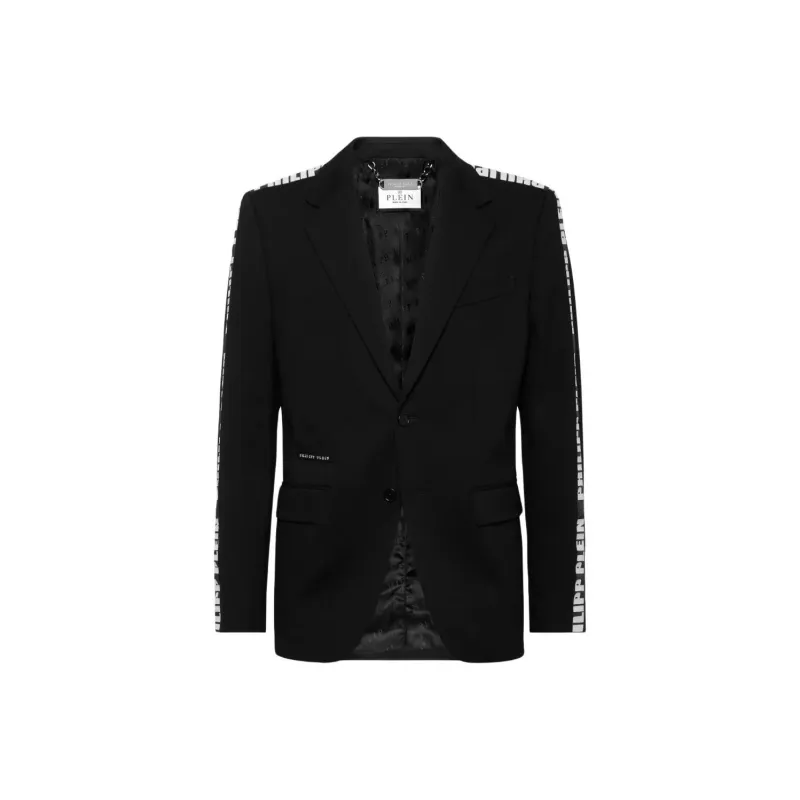 PHILIPP PLEIN Logo tape Blazer-0