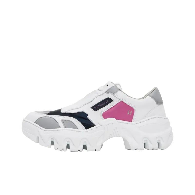 ROMBAUT Boccaccio II Low Top Chunky Sneakers Men's White-0
