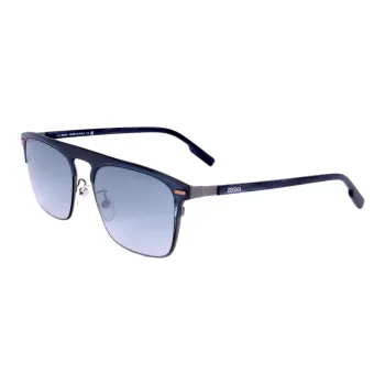 Zegna Acetate Square Sunglasses Men's Blue