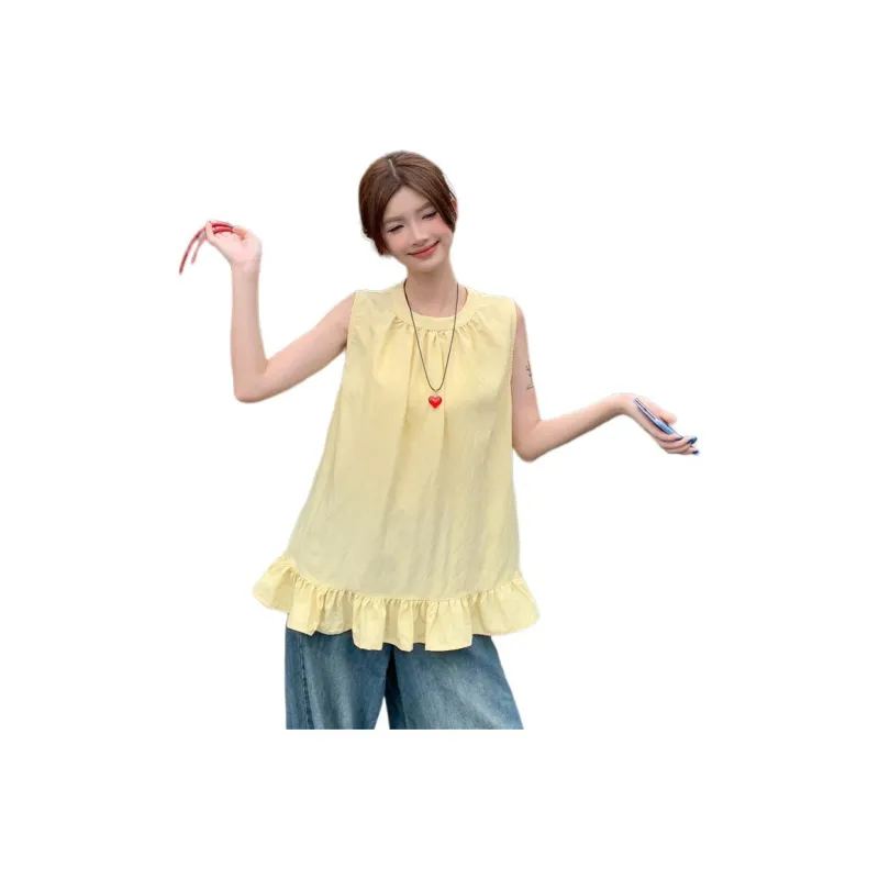 GOSO Tank Tops Women's Yellow-0