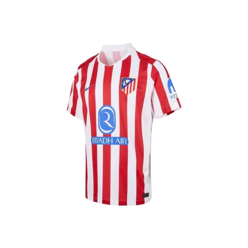 Nike ATM M NK DF JSY SS STAD HM Soccer Jersey Men's Red White Stripes-0