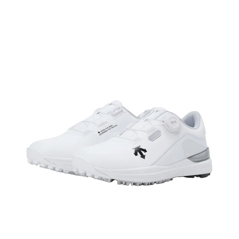 DESCENTE R90 Anti Slip Wear Resistant Low Top Golf Shoes Women's White-2