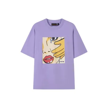 Drew House T Shirts Unisex Lavender