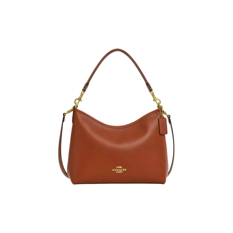 COACH LAUREL Smooth Grain Leather Crossbody Bag, Shoulder Bag Tubas Women's Tan-0