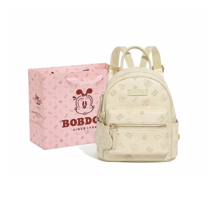 BOBDOG PU Backpack Women's Pink/Apricot-6