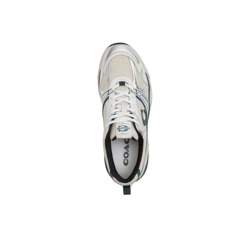 COACH Low Top Casual Shoes Men's Green-3