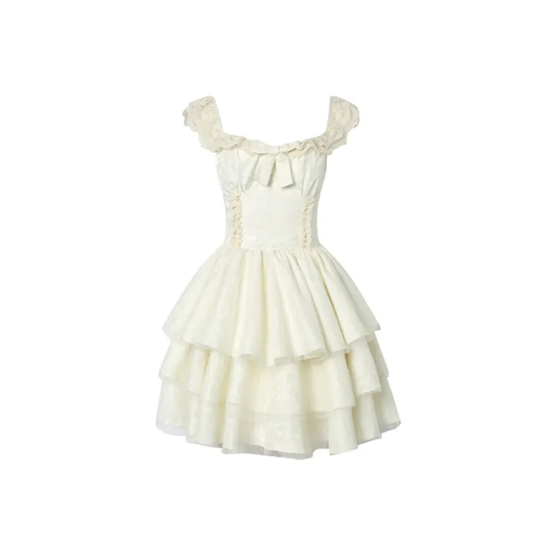 PAZZO Slip Dresses Women's Cotton Candy Milk Cake-0