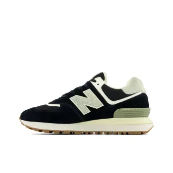 New Balance 574 Legacy Anti Slip Wear Resistant Low Top Running Shoes Unisex Black D Width