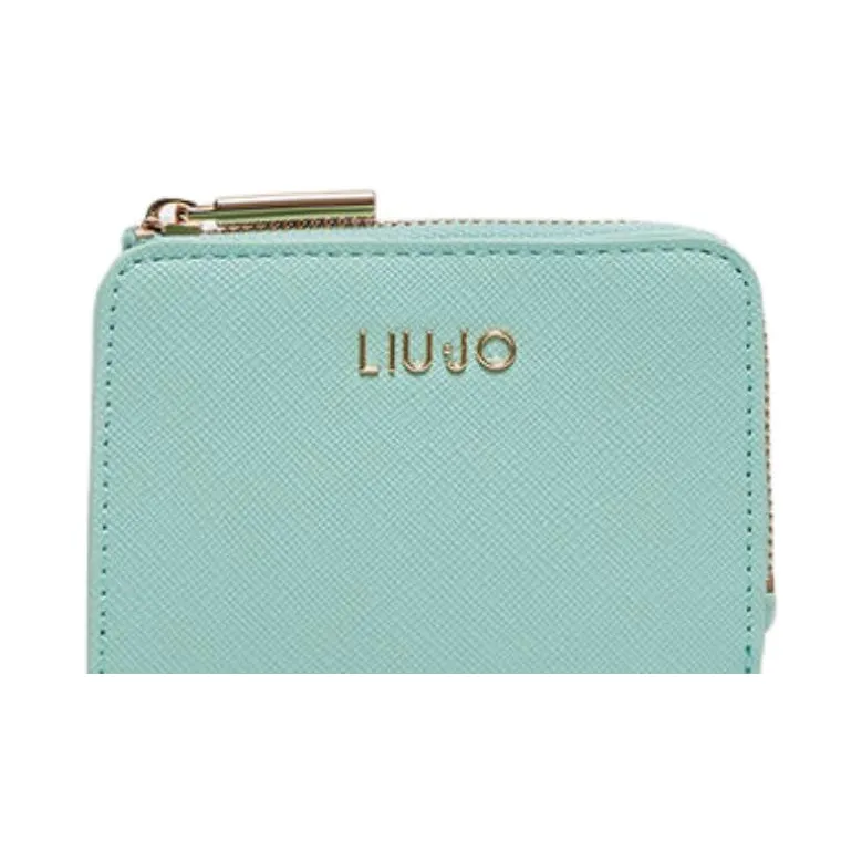 LIU·JO PU Card Clip Card Holder Women's Mint Green-3