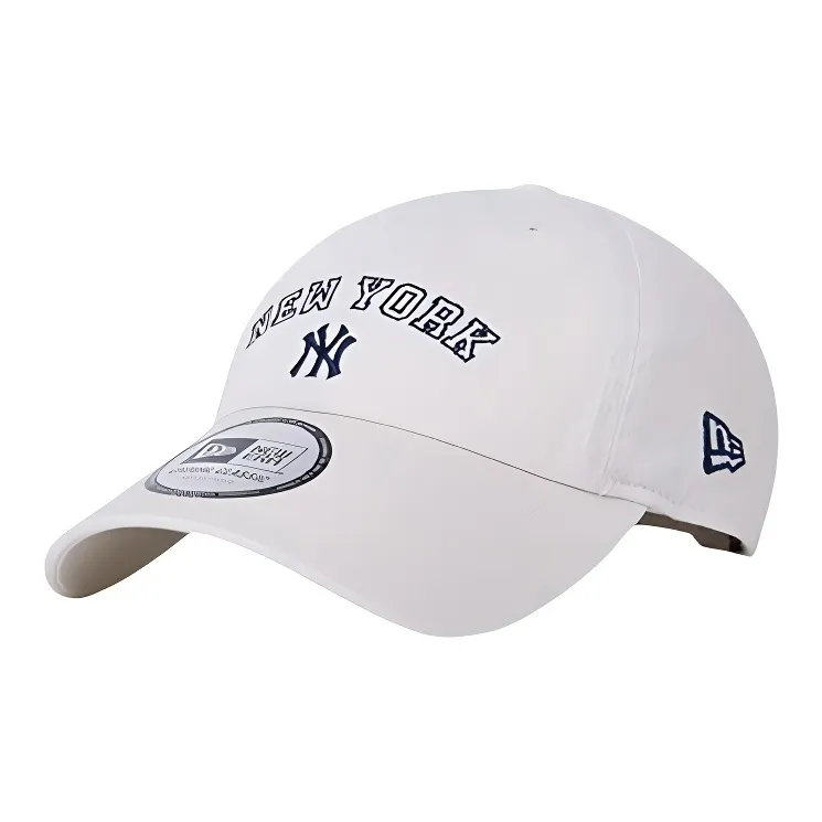 New Era Cotton Baseball Caps Unisex White-0