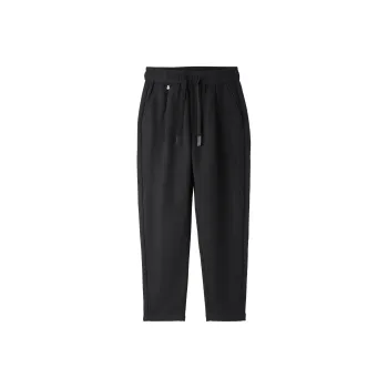 HLA Casual Pants Men Black Stripes R8