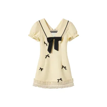 ABBY GODDESS Short Sleeved Dress Women's