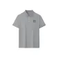 [7A Antibacterial Quick Dry Cooling]Light Gray (Minimalist Line Frame Chest Logo)