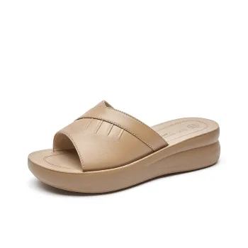 Cigna PU Polyurethane Quiet Slide Slippers Women's