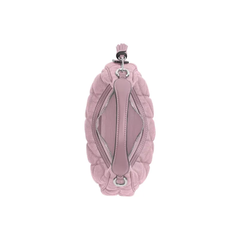 COACH CARMEN Denim With Smooth Leather Crossbody One Shoulder Handbag Mini Women's Carnation Color-2