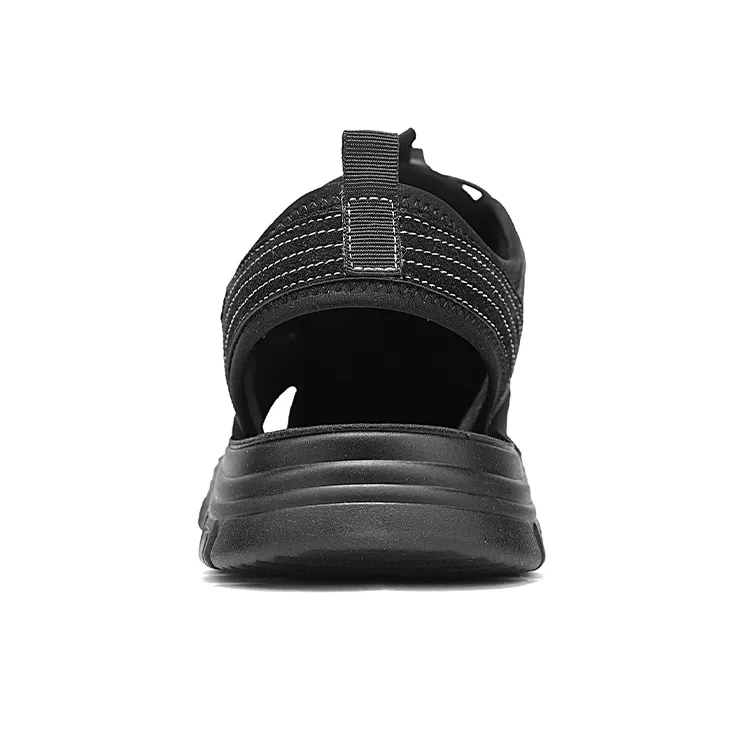 Warrior Anti Slip Wear Resistant River Trekking Shoes Men's Black Silver-4
