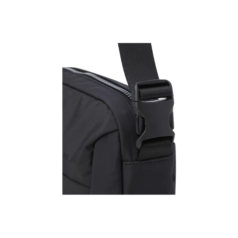 DESCENTE Polyester Crossbody Bag, Shoulder Bag Medium Size Unisex Black-4