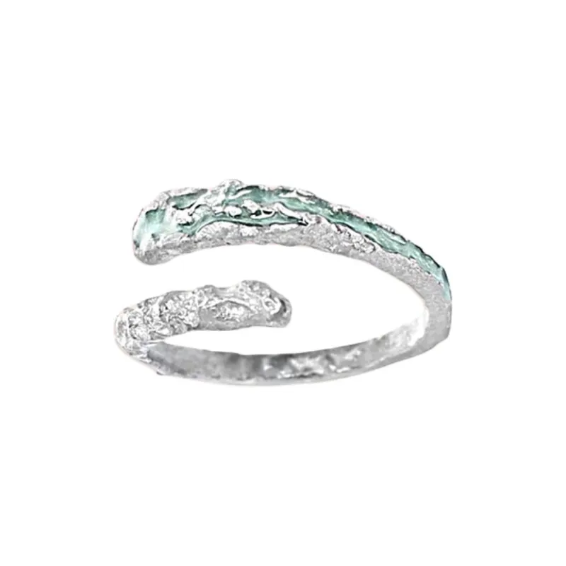 Zhongzhao Jewelry S925 Silver, Enamel Rings Unisex-2