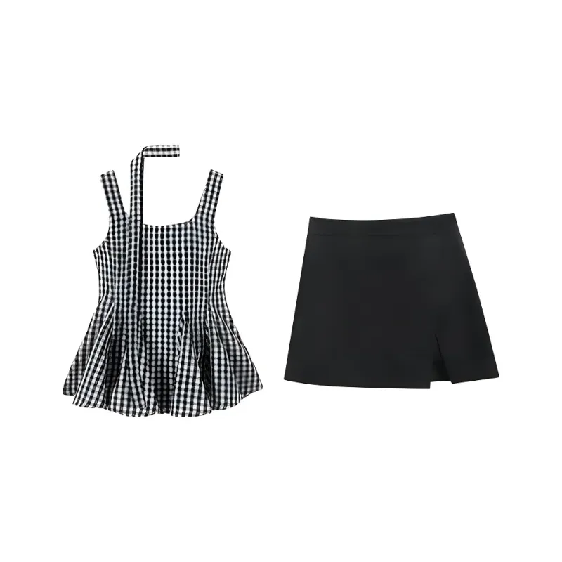 XIAOJUCHUANLI Skirt Set Women's-0