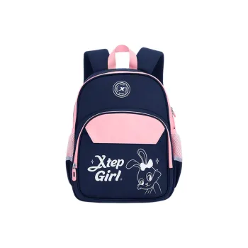 XTEP Fabric Student Bag Regular Kids' Blue Pink