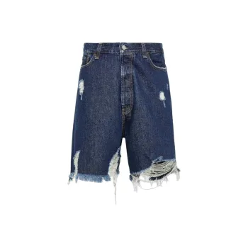 Acne Studios FW24 Denim Shorts Men's Medium Blue
