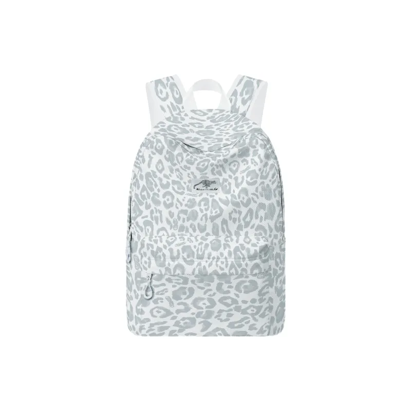 FINITE LOOP Recycled Polyester Backpack Unisex Gray-1