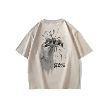 TONYKRZ T Shirts Unisex Light Beige Apricot
