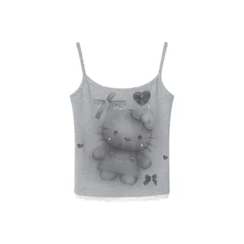 ANDREA MARTIN Tank Tops Women's Gray