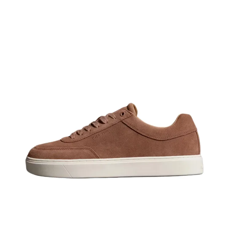 CALVIN KLEIN Low Top Skateboard Shoes Men's Brown-0