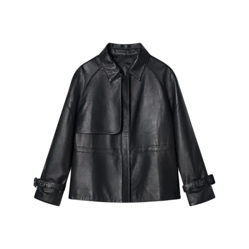 COVERINS Leather Jacket Women's-0