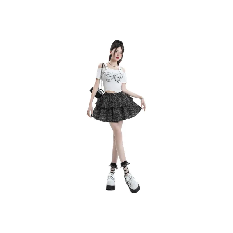 YINLEI Casual Short Skirts Women's-1