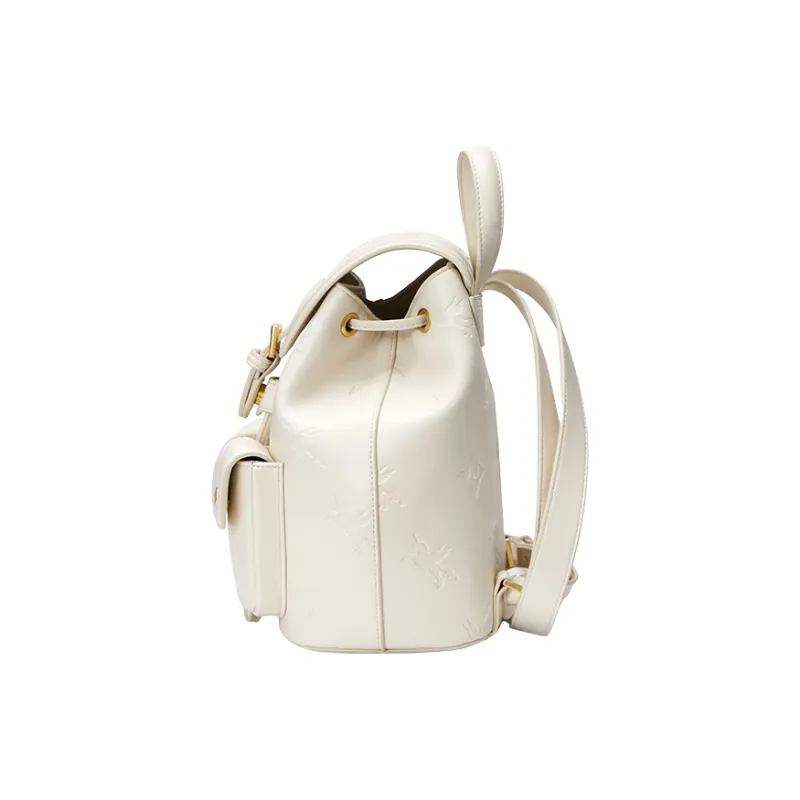 NUCELLE Artificial Leather Pegasus Collection Embossed Travel Bag Backpack Trumpets Women's Multicolor-2