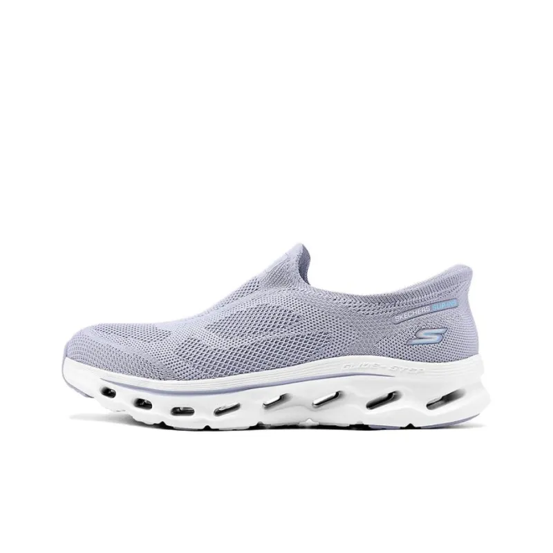 Skechers Women's GO WALK Anti Slip Wear Resistant Low Top Casual Shoes Women's Purple-0