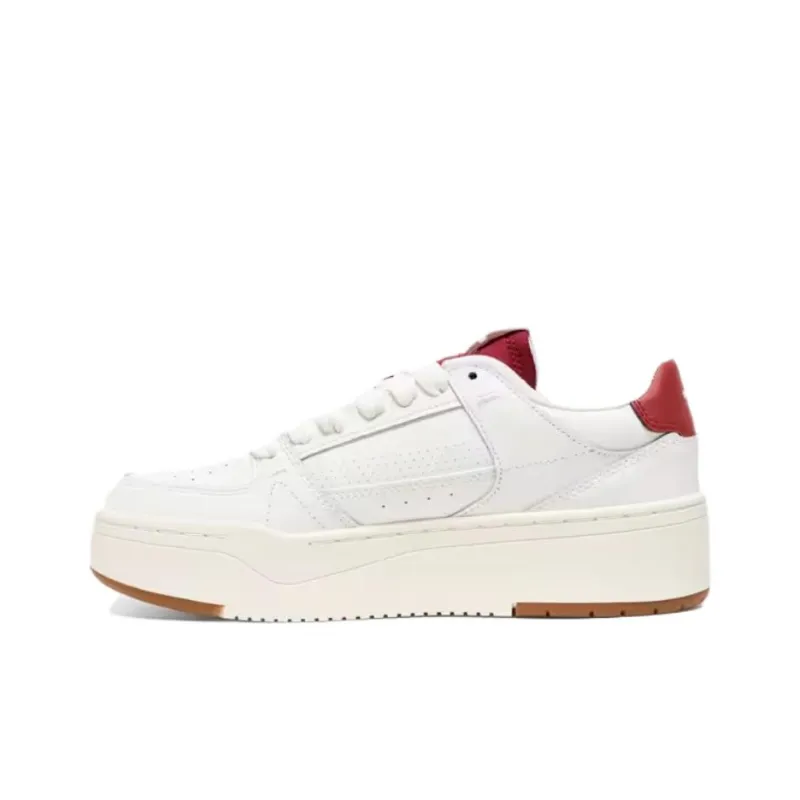 DECATHLON Anti Slip Wear Resistant Low Top Skateboard Shoes Women's White-1