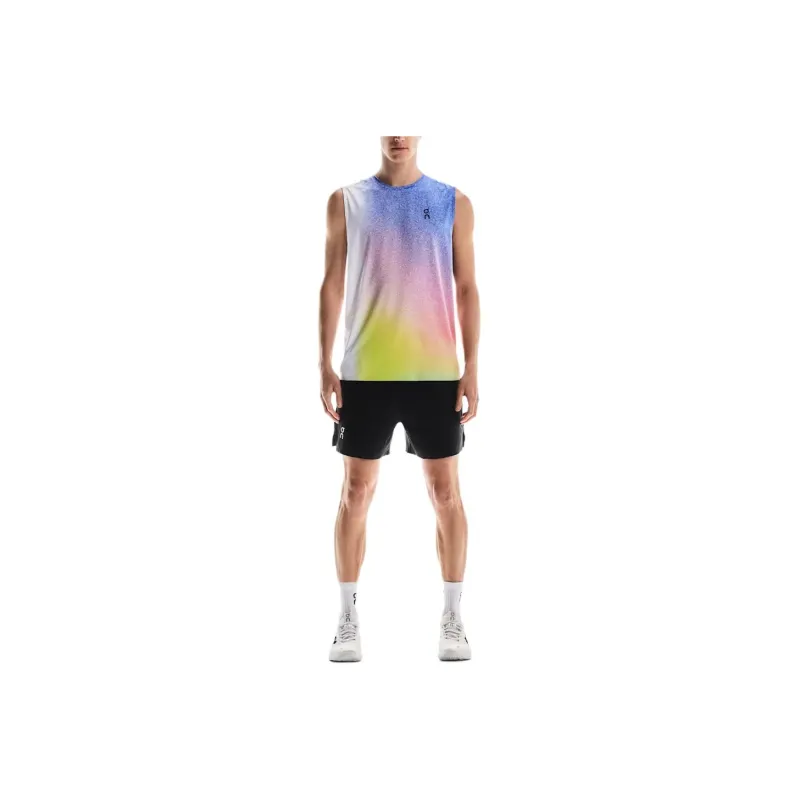 On CourtTank Tank Top Men's White | Indigo-0