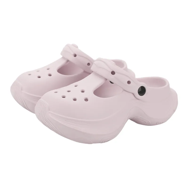 Warm Edge Platform Slippers For Women's Summer Indoor Home Height Increasing Fashion Trend Closed Toe Slippers-8