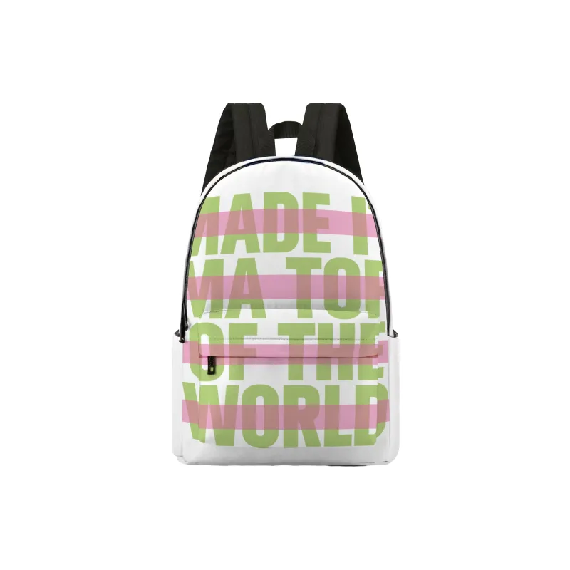 Soundbyte Polyester Backpack Unisex White-0