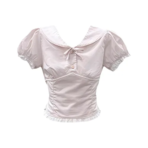 DOKZB Puff Sleeve T Shirt Women's