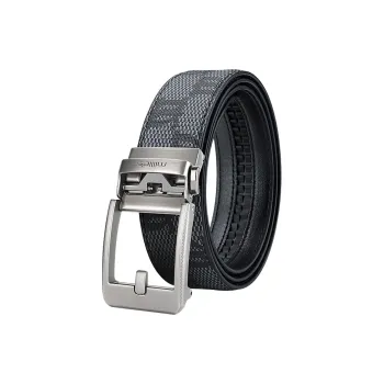 MILLIE'S Polyvinyl Chloride Leather Belts Men's Width 3.5cm