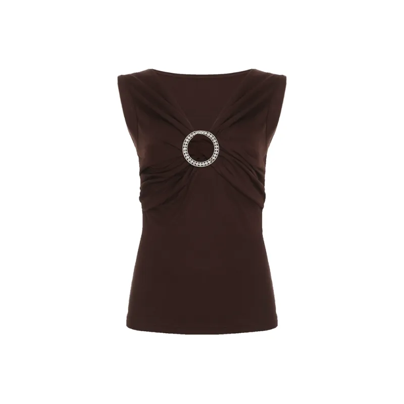 AURORA MUSE T Shirts Women's Brown-0